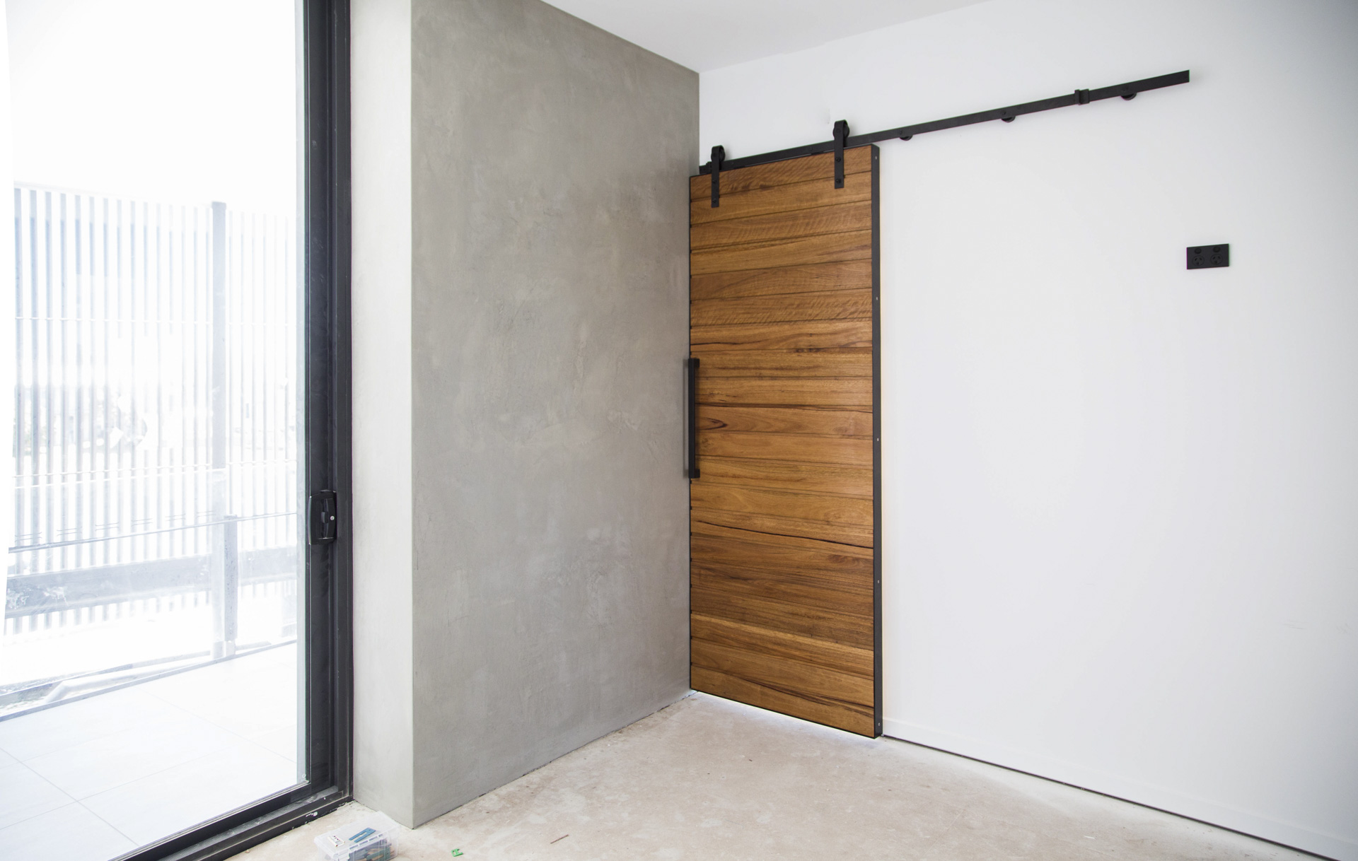 timber sliding door